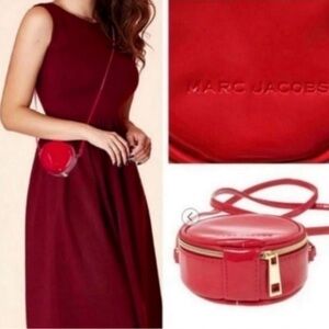 Marc Jacobs Red Patent Leather Crossbody Bag – Brand New in Original Packaging